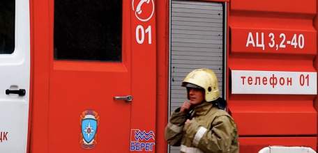 На трассе Орёл-Елец горел грузовик с яблоками