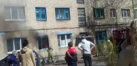 В одном из общежитий посёлка Строитель произошёл пожар