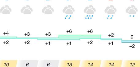 Прогноз погоды в Ельце на следующую неделю