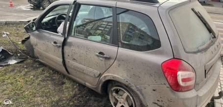 В Ельце в столкновении «Фольксвагена» и «Гранты» пострадал один из водителей