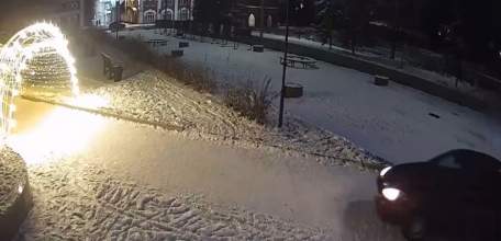 В Ельце автомобилист словил новогоднее настроение и теперь ему грозит штраф