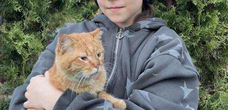 Спасшая кошку школьница из Усмани номинирована на международную премию «Мой ласковый и нужный зверь»