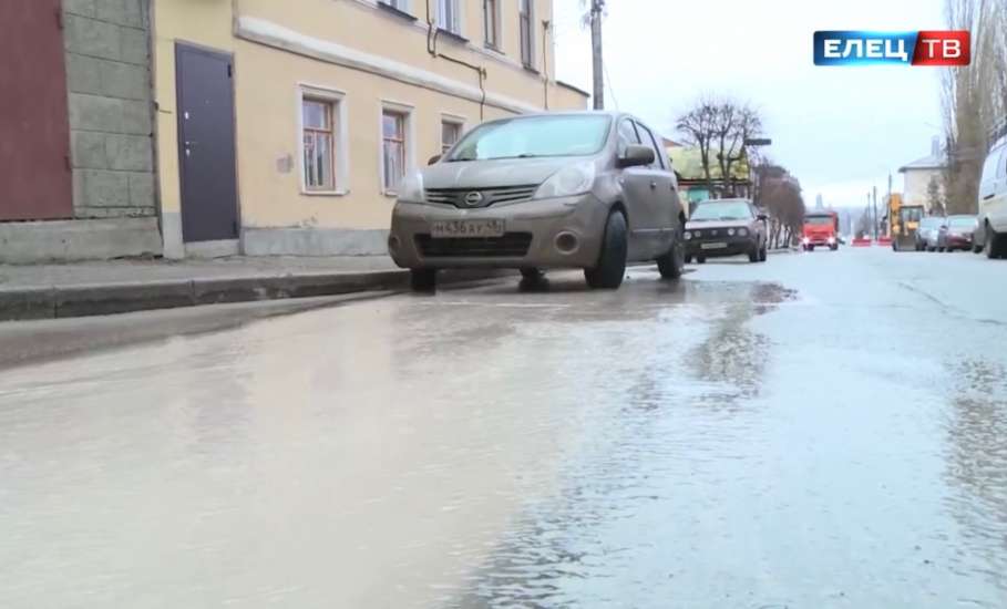 Движение по улице Пушкина в Ельце перекрыто!