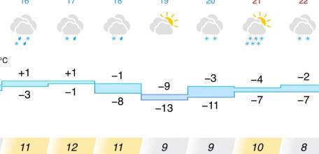 Прогноз погоды в Ельце на следующую неделю