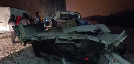 Три грузовика столкнулись на трассе «Дон» под Ельцом!