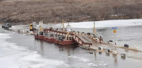 Декабрь: в Задонском районе тонет переправа к селу