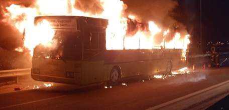 Автобус №315 сгорел утром на трассе «Орёл – Тамбов»!
