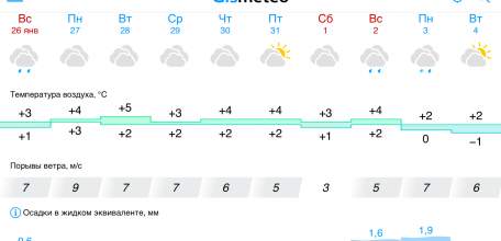 Прогноз погоды на 10 дней в Ельце. Аномально плюсовые температуры в январе и феврале!