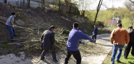 Состоялся общеобластной субботник в городе Ельце