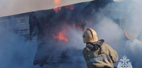 Пожарные МЧС России ликвидировали возгорание в Елецком районе.