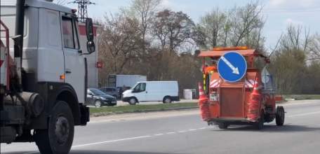 В Ельце приступили к обновлению дорожной разметки