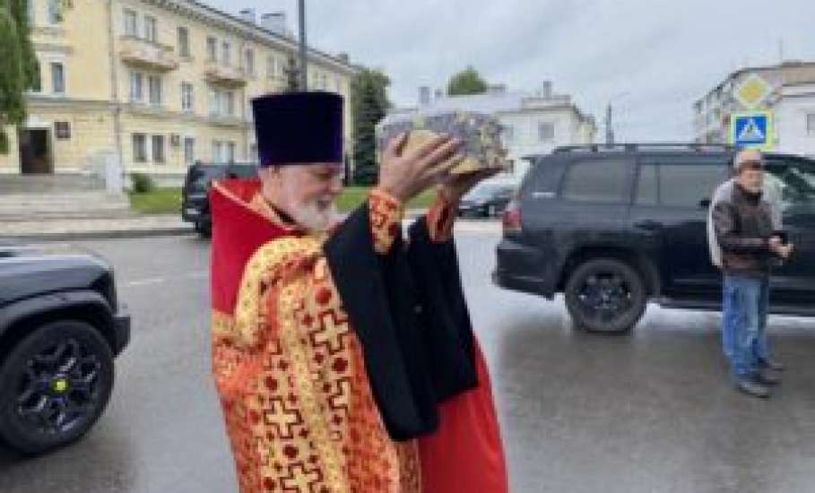 Сегодня, 13 мая в Елец прибыли мощи блаженной Матроны Московской