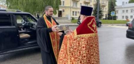 Сегодня, 13 мая в Елец прибыли мощи блаженной Матроны Московской