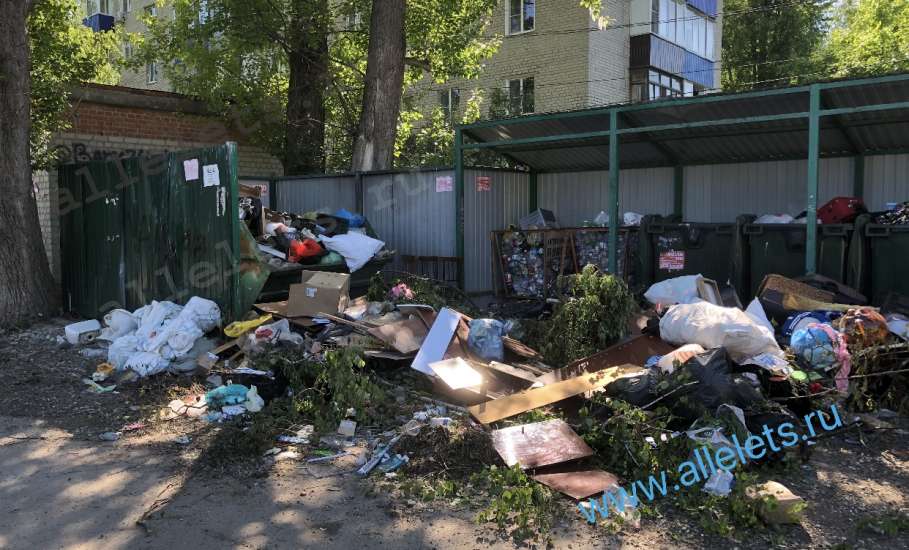Жители Ельца давно хотят лишить лицензии «Тэко Сервис», за несвоевременную уборку мусора!