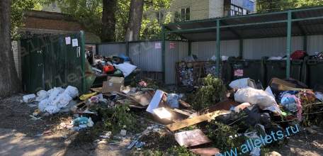 Жители Ельца давно хотят лишить лицензии «Тэко Сервис», за несвоевременную уборку мусора!