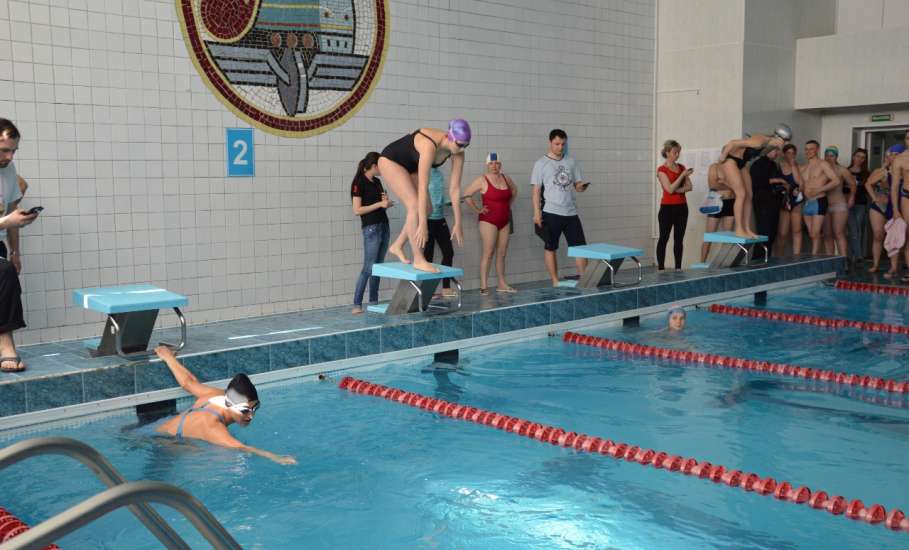 В Ельце прошли соревнования по плаванию среди команд сельских поселений, организаций и учреждений Елецкого района
