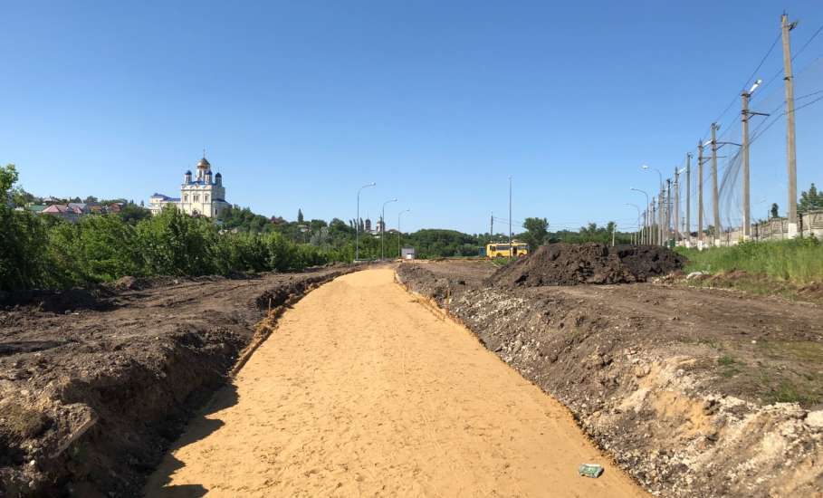 В Ельце не идёт полным ходом благоустройство набережной реки Сосна