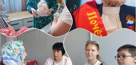 Ученики гимназии №11 поздравили участницу ВОВ Сотникову Антонину Сергеевну, которой исполнилось 99 лет!