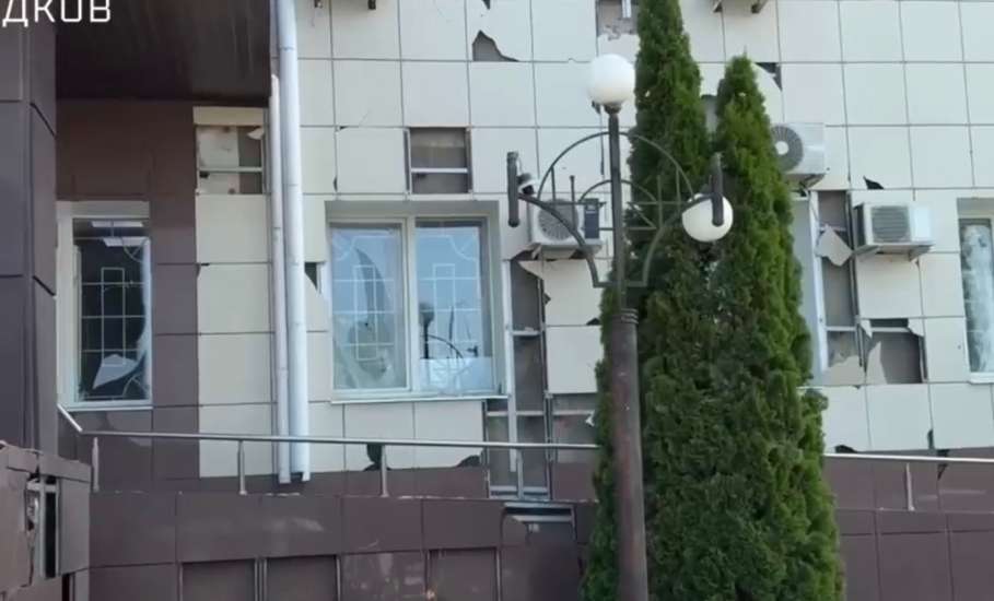 БПЛА ударил по зданию суда в Белгороде. В этот момент там находился губернатор Вячеслав Гладков!