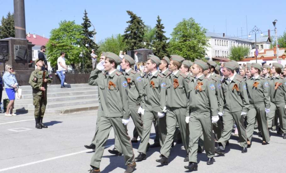 Репетиция Парада Победы прошла в Ельце
