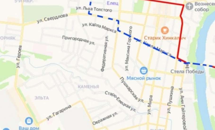 22 июня в Ельце будет прекращено движение автотранспорта на некоторых улицах!