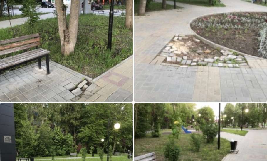 Вячеслав Жабин не реагирует на проблемы города, в том числе в сквере Харченко в Ельце!