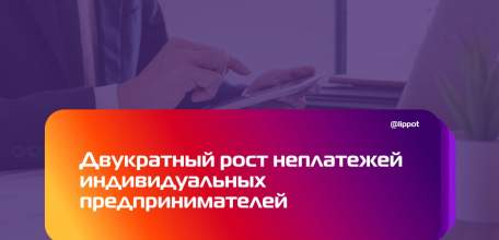 За год объём просроченной задолженности у индивидуальных предпринимателей Липецкой области вырос в 2,1 раза!