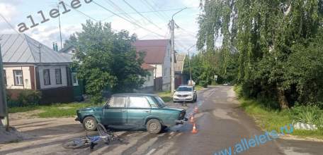 В Ельце в ДТП пострадал 74-летний велосипедист!