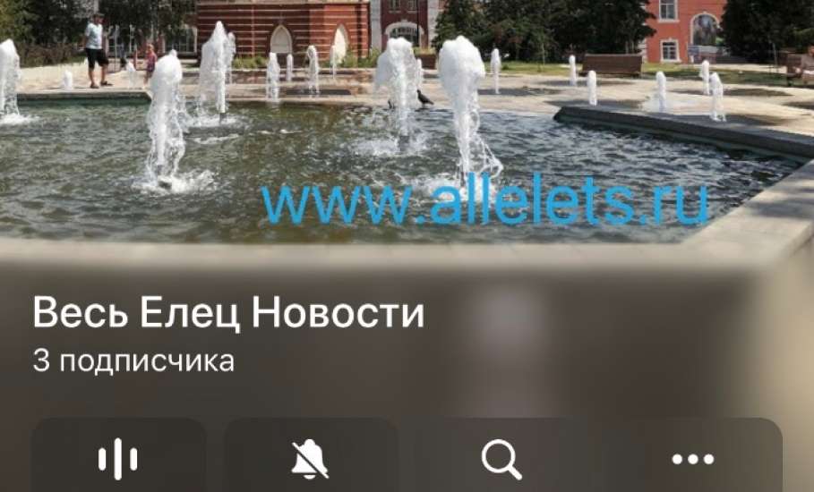 В Ельце открылся новый новостной Телеграмм-канал - «Весь Елец Новости»!