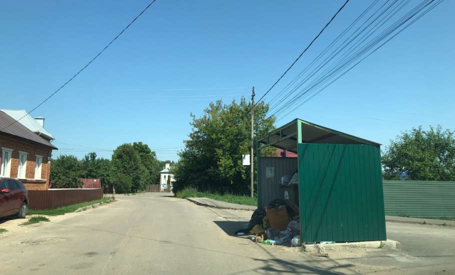 В городе Ельце, Липецкой области, сегодня снова начался мусорный коллапс!!!