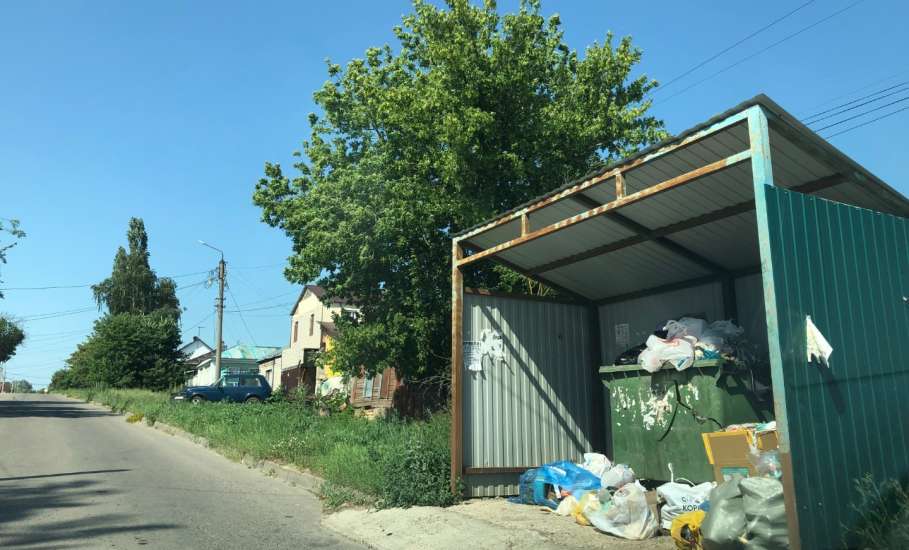 В городе Ельце, Липецкой области, сегодня снова начался мусорный коллапс!!!