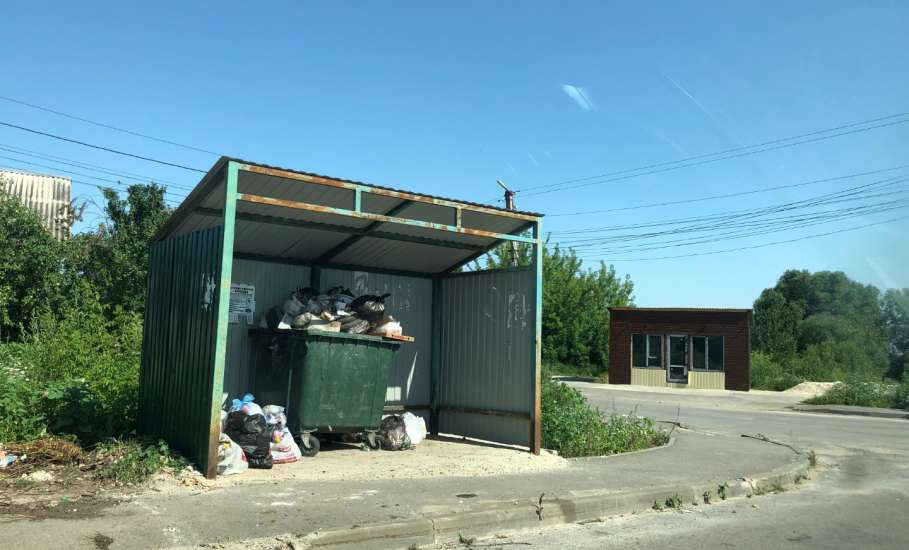 В городе Ельце, Липецкой области, сегодня снова начался мусорный коллапс!!!