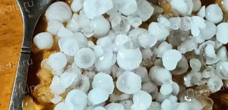 Град и ураган повредили урожай в Преображеновке Липецкой области!