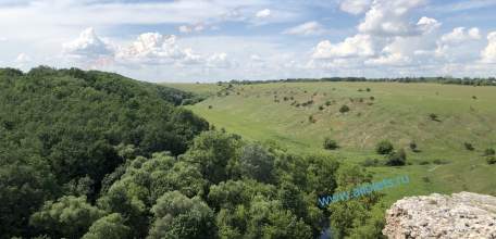 Красивые места Липецкой области - Воргольские скалы