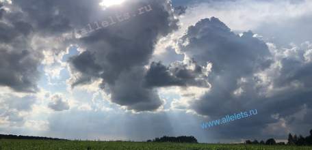 На выходных в Ельце дожди и грозы!