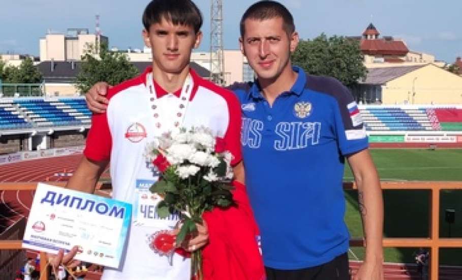 Егор Бобров - победитель Матчевой встречи по лёгкой атлетике Союзного государства!