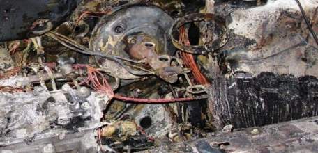 В поселке Солидарность Елецкого района горела машина!