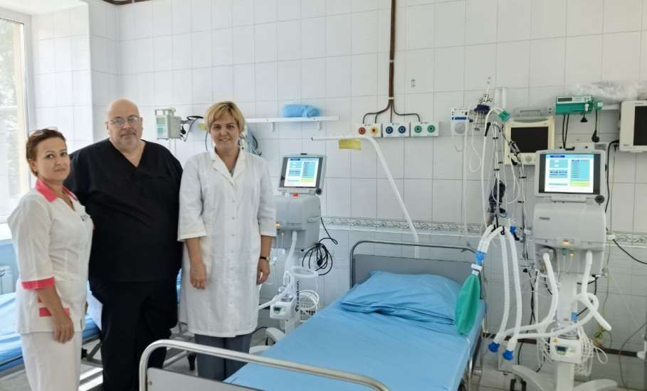 Новое оборудование поступило и введено в эксплуатацию в реанимационном отделении Елецкой городской детской больницы