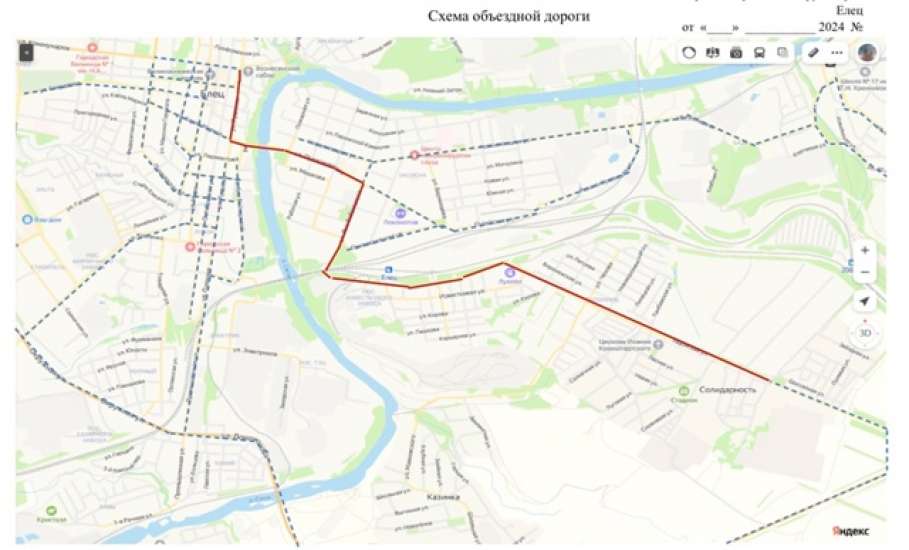 21 августа в Ельце перекроют движение по некоторым улицам!
