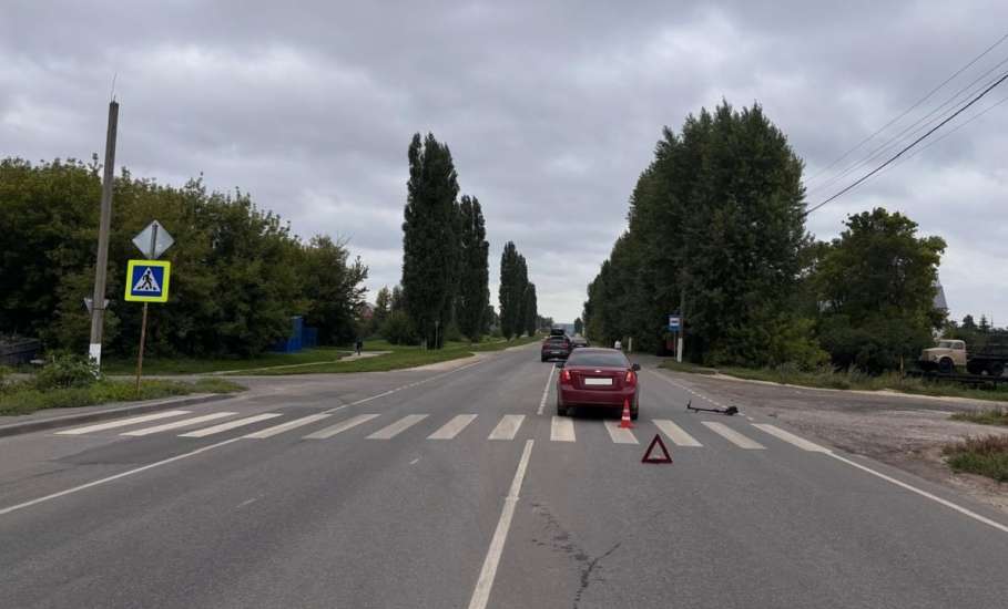 В Ельце на пешеходном переходе сбили мальчика! Он госпитализирован