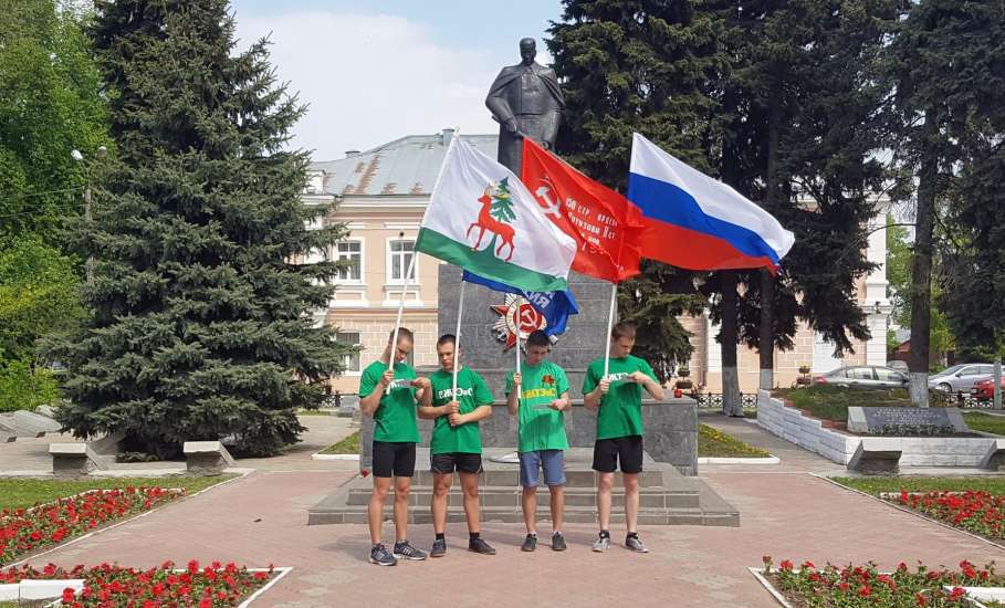 В Ельце прошёл 6-ой традиционный легкоатлетический пробег, посвящённый 72-ой годовщине Великой Победы