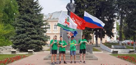 В Ельце прошёл 6-ой традиционный легкоатлетический пробег, посвящённый 72-ой годовщине Великой Победы