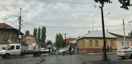 Очередное ДТП в Ельце только что. Улица Свердлова