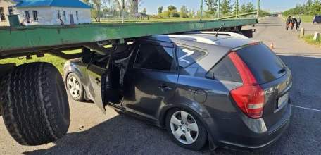 В Лебедянском районе автоинспекторы устанавливают обстоятельства ДТП, в котором пострадали двое детей!