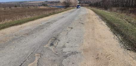 В Становлянском районе к селу Злобино сделали дорогу!