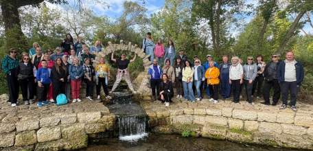 Жители Ельца сходили в поход к роднику на Ольшанце