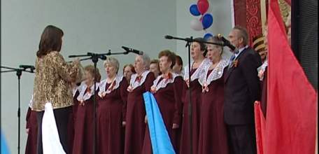 9 мая в Городском парке прошёл фестиваль патриотические песни «Крылья победы»