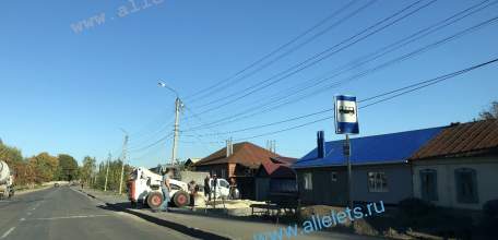 По улице Свердлова в Ельце проходят дорожно-строительные работы