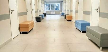 В Ельце завершен капитальный ремонт второго этажа поликлиники городской больницы №1 им. Семашко