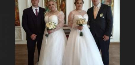 Двойную свадьбу сыграли сёстры в Ельце